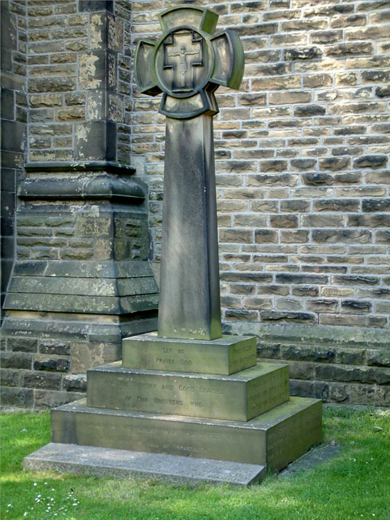 The Memorial Cross Outside St. Mary's Church, Carleton in Craven