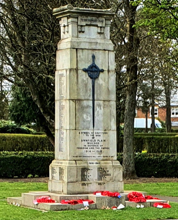 The Cenotaph for Annfield Plain