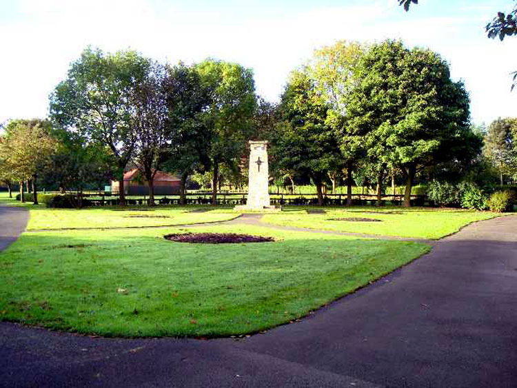 The Cenotaph for Annfield Plain, in Annfield Plain Park 