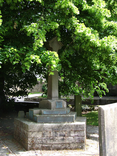 The War Memorial for Ashover, Derbyshire