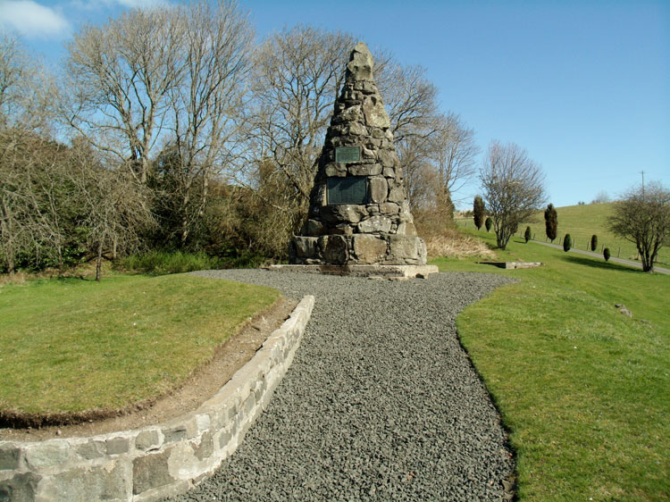 The War Memorial for Auchtergaven Parish, Bankfoot (Scotland)