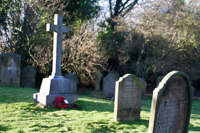 The War Memorial outside St. Michael's Church, Barningham (Photo : Edward Nicholl)