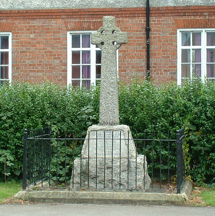 The War Memorial in Barton village.