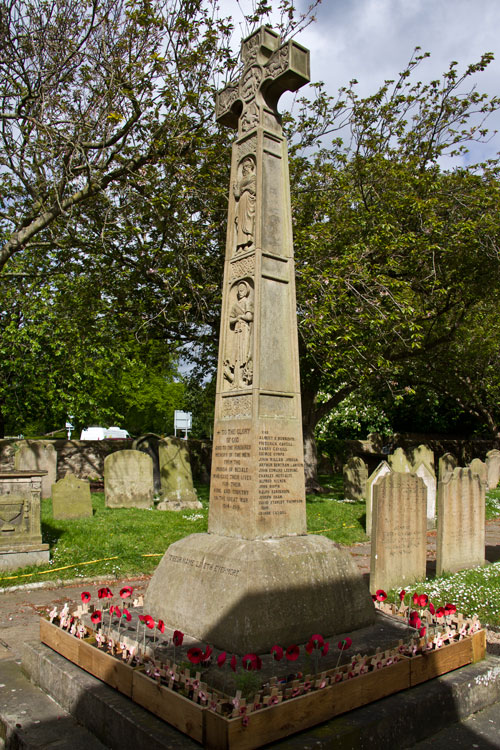 The Bedale War Memorial in St. Gregory's Churchyard 