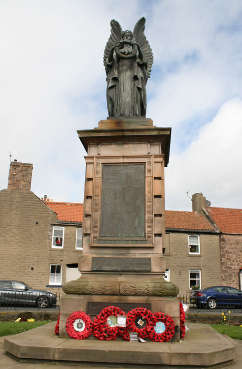 The War Memorial Outside St. Mary's Church in Castlegate, Berwick-upon-Tweed