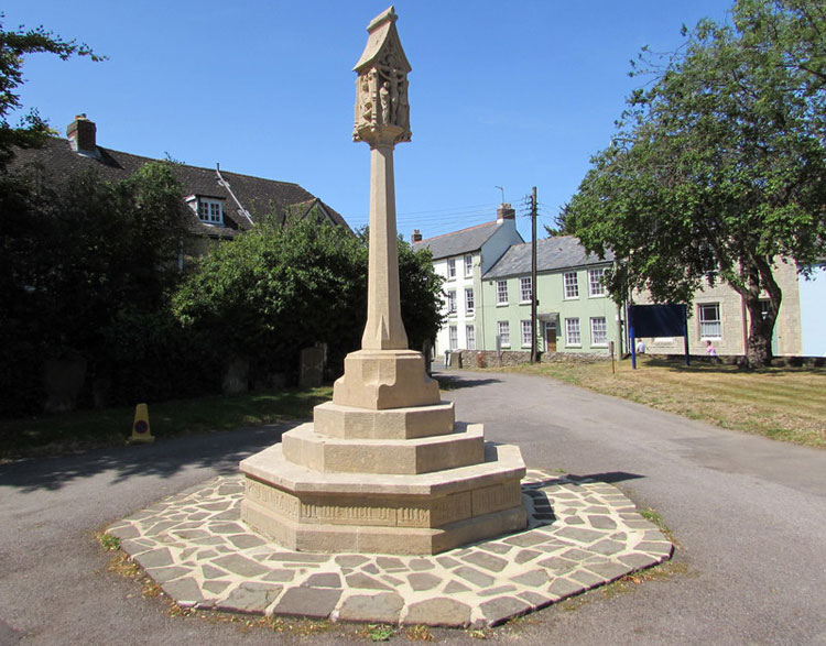 The War Memorial outside St. Edburg's Church, Bicester