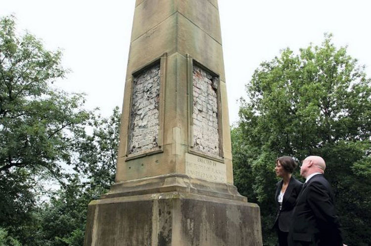 The Blackley War Memorial Vandalised