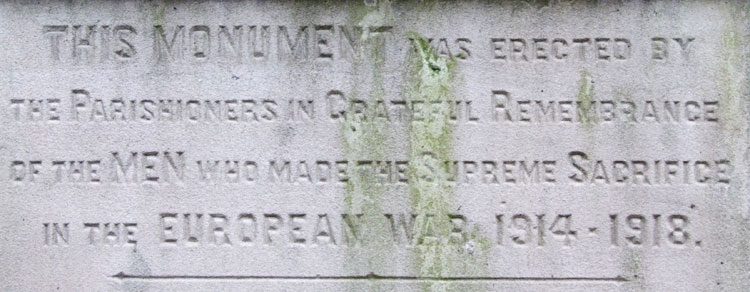 The Dedication of the War Memorial for Bucknall, Stoke-on-Trent.