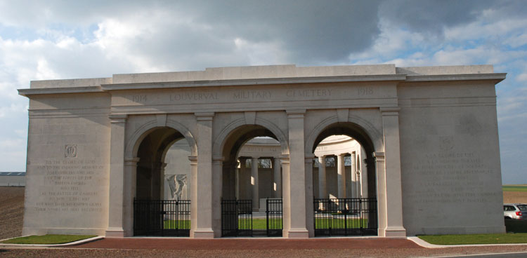 The Louverval Military Cemetery and Cambrai Memorial