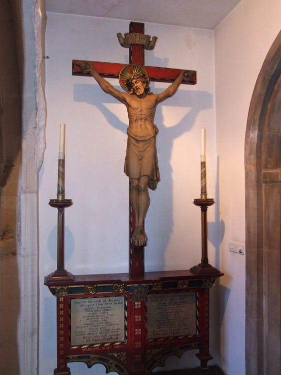 The War Memorial in the Church of St. Mary the Less, Cambridge