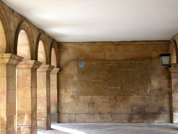 The First World War War Memorial for Emmanuel College, Cambridge