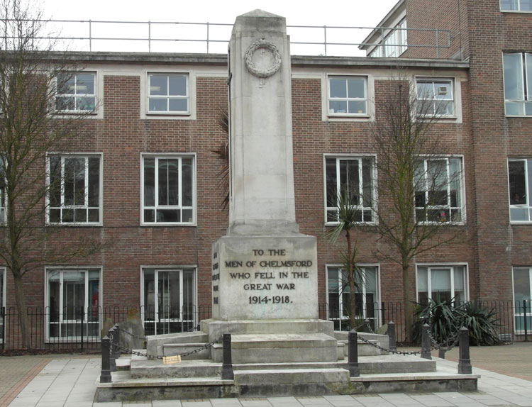 The Cenotaph Outside Chelmsford's Civic Centre