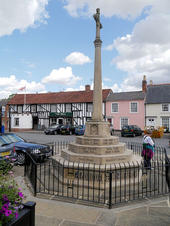 The War Memorial for Clare (Suffolk)