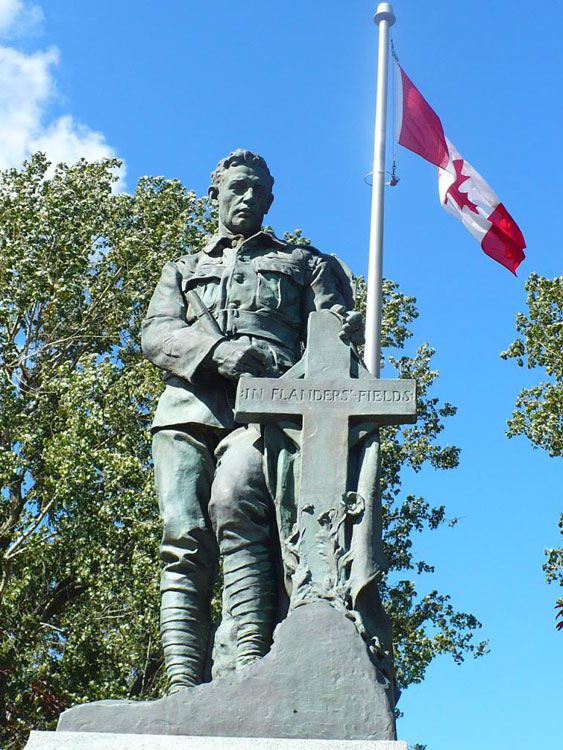 The War Memorial for Cornwall (Ontario, Canada).