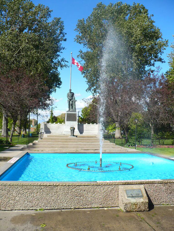 The War Memorial for Cornwall (Ontario, Canada).