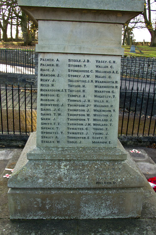 First World War Commemorations (3), Coundon & Leeholme War Memorial
