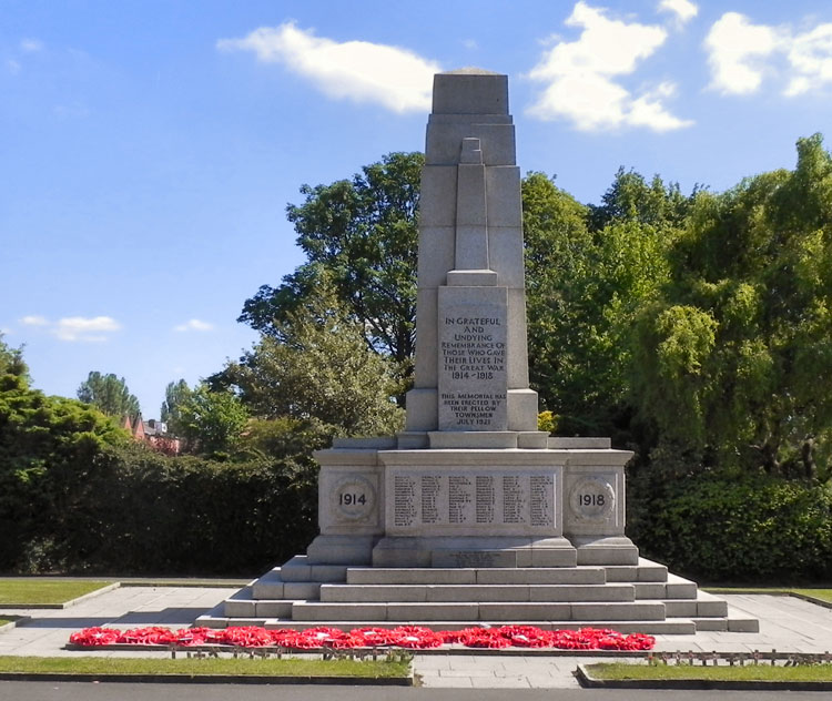 The War Memorial for Denton (Lancashire)