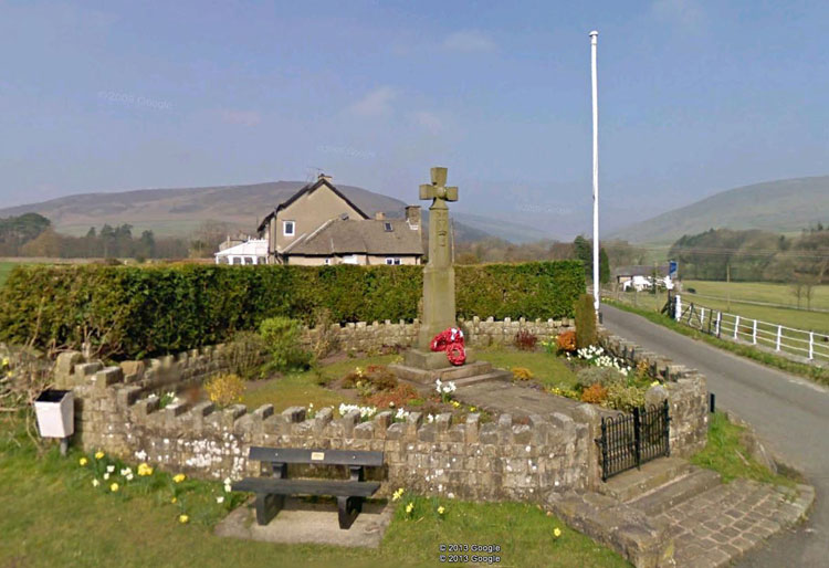 The Dunsop Bridge War Memorial