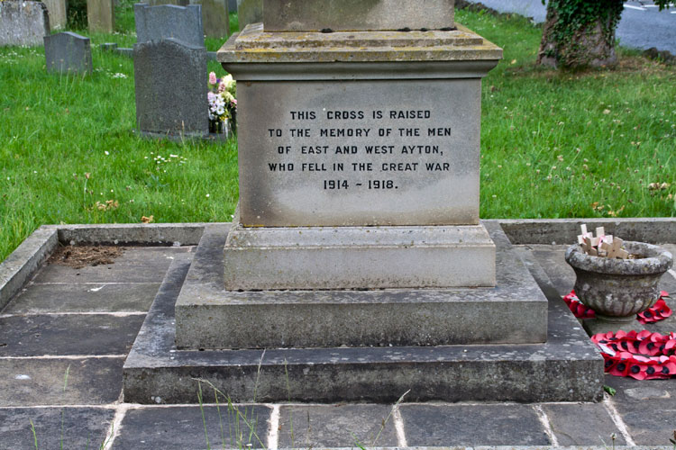 The Memorial at the Church of St. John the Baptist, East Ayton