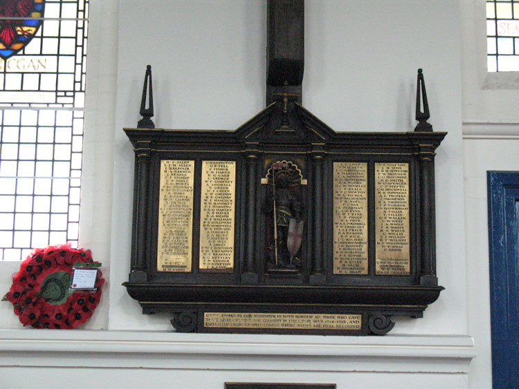 The First World War Memorial for Emanuel School (London)