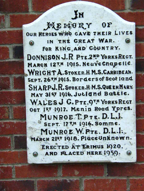 The Erimus Memorial - 1