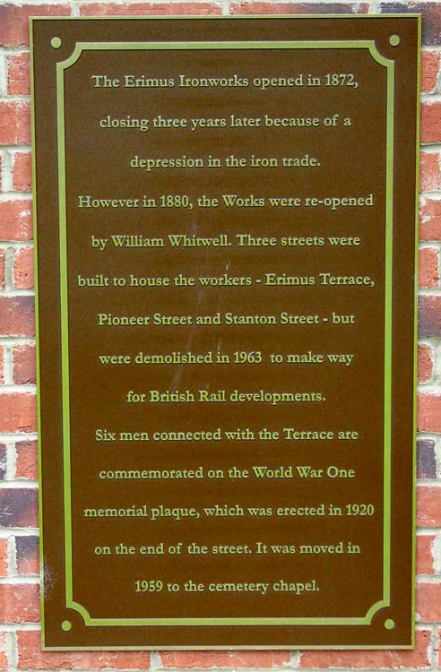 The Erimus Memorial - 2