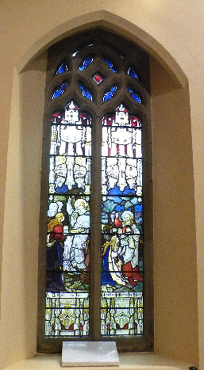 The War Wemorial Plaque in the RC Church, Esh Winning (Newhouse)