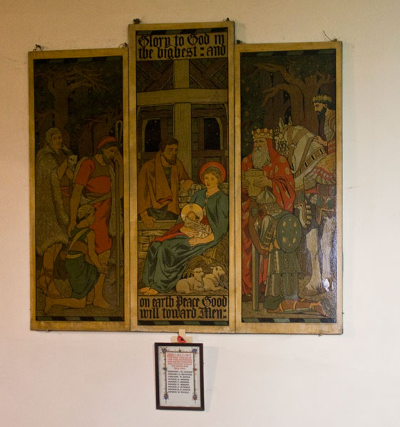 The War Memorial Inside St. Leonard's Church, Farlington. (1)