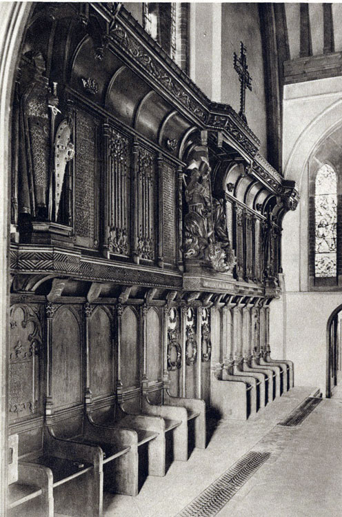 The War Memorial for Felsted School at the Rear of the School Chapel (Pre-1963)