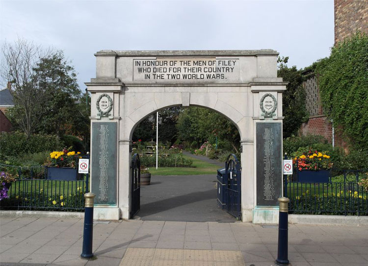 Filey's War Memorial Arch