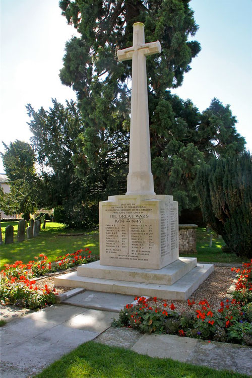 The War Memorial outside St. Michael's Church, Framlingham