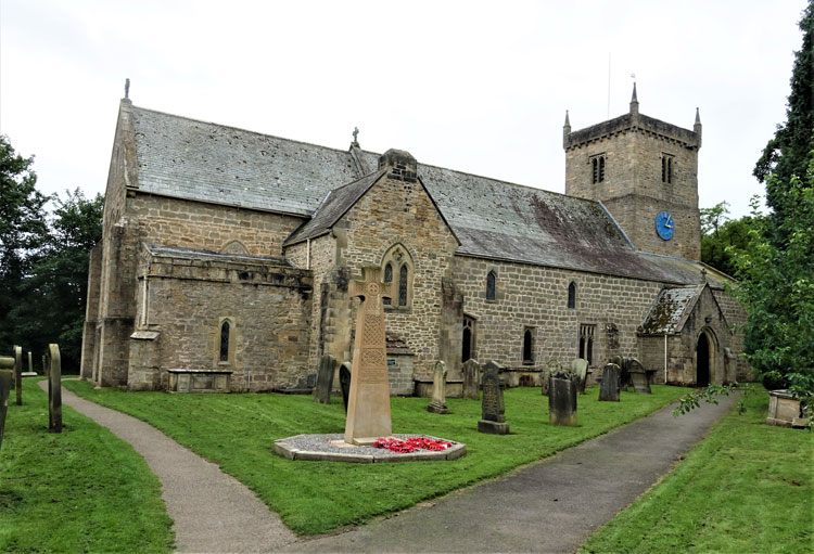 The War Memorial in the Churchyard of St. Mary's, Gainford