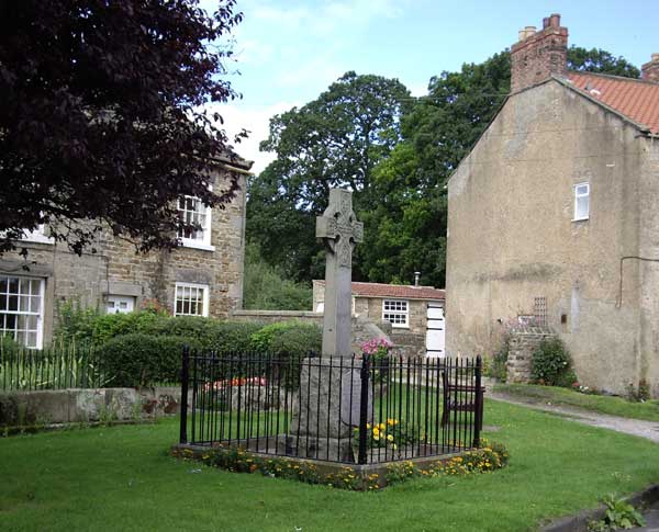 The Gilling West War Memorial.