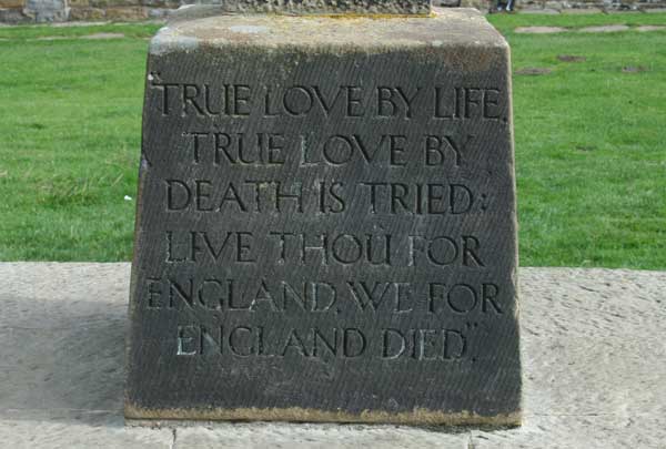 The War Memorial in Goathland.