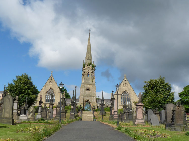 The Twin Chapels, Batley Cemetery