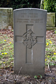 Private Henry Smith. 25168.