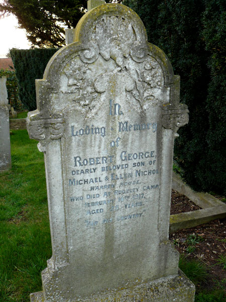 Private Robert George Nicholl. 5/13555.