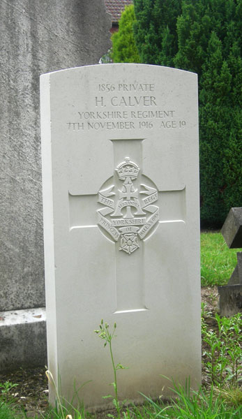 Private Harold Calver
