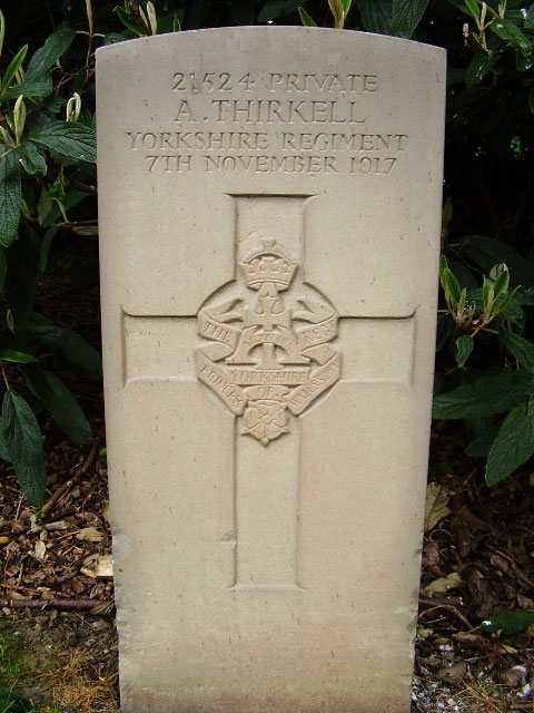 Private Albert Thirkell. 21524.