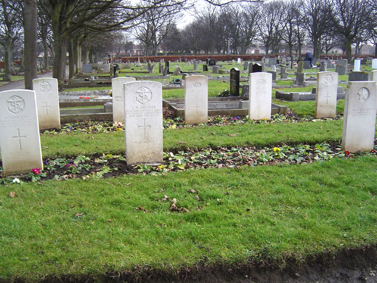 Commonwealth War Graves in Hartlepool West View Cemetery