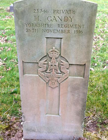 Private Henry Gandy, 28746.