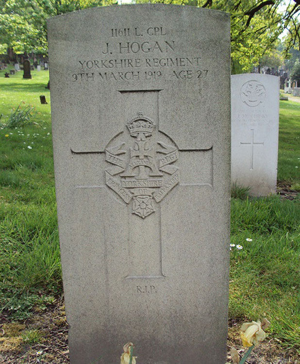 Lance Corporal John Hogan, 11611.