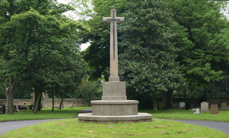 The Cross of Sacrifice in Jarrow Cemetery