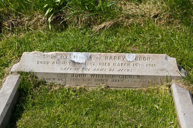 The Gibbon Family Grave in Lythe (St. Oswald's) Churchyard