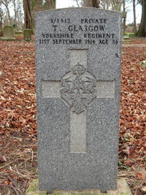 Private Thomas Glasgow. 3/8912.