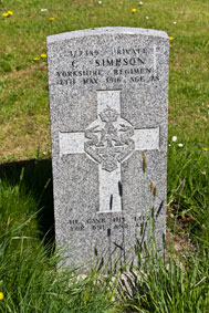 Private Charles Simpson. 3/7389. 