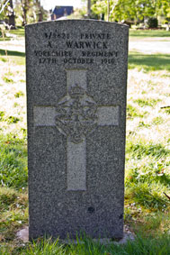 Private Arthur Warwick. 3/9621.
