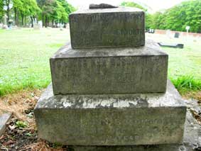 The Bosomworth Family Headstone - 1
