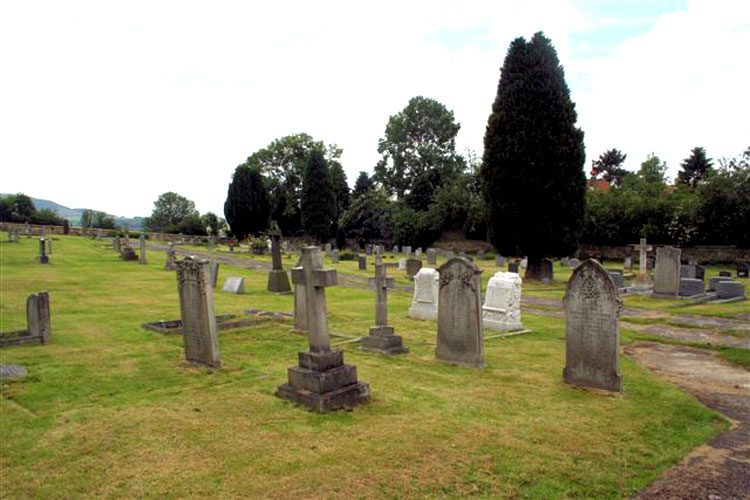 Osmotherley Cemetery, with the Poynter Family Headstones