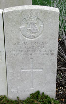 Private Leonard Garton. 78970.